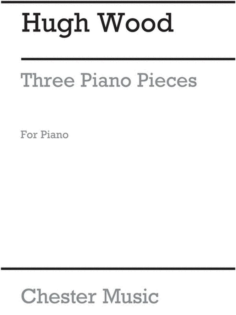 Wood 3 Piano Pieces Op 5(Arc)