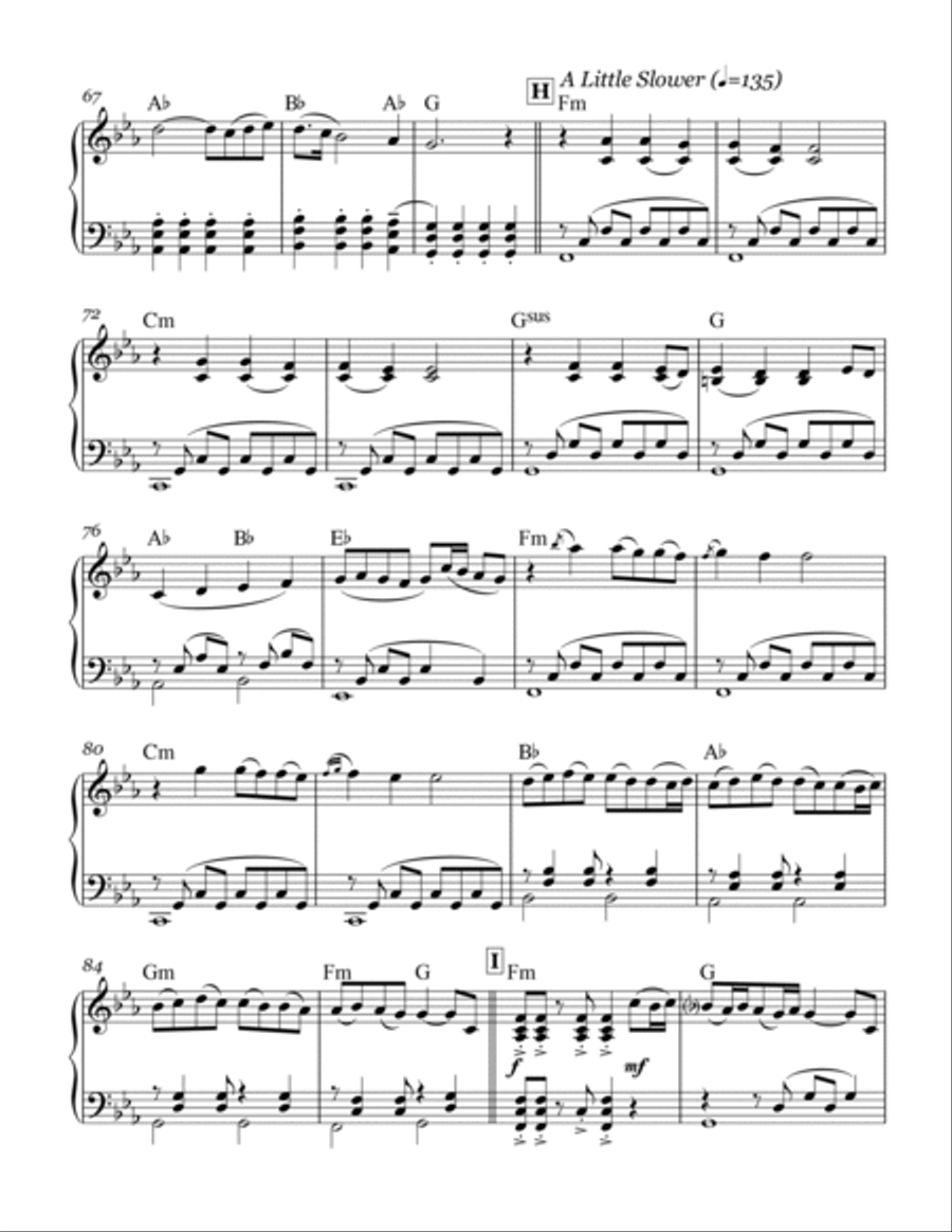 Amman Piano Solo scores gallery preview page 4