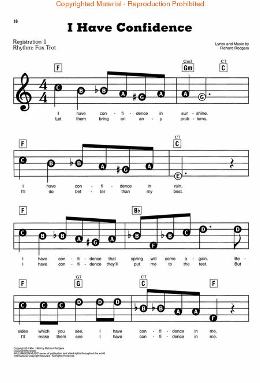 The Sound of Music Electronic Keyboard scores gallery preview page 4