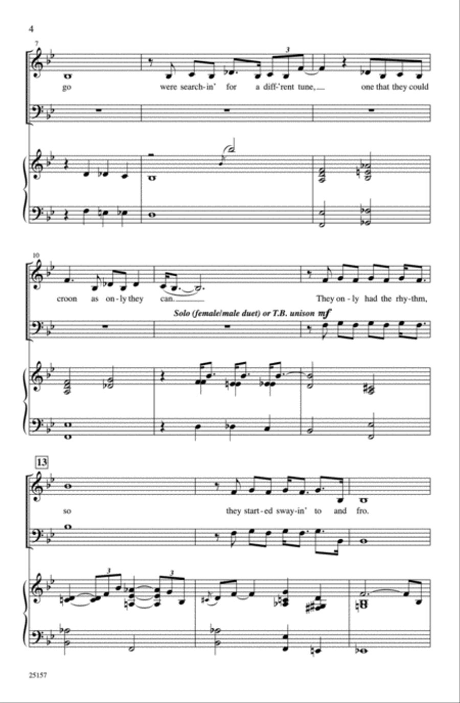 Portrait in Blue Portrait in Blue 4-Part scores gallery preview page 3