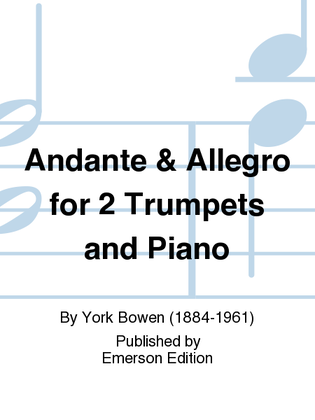 Andante & Allegro For 2 Trumpets And Piano