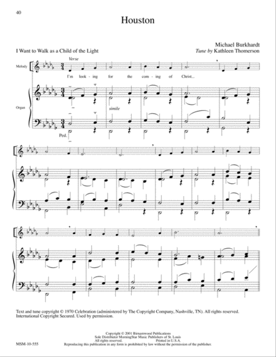 As Though the Whole Creation Cried, Volume 1 Organ scores gallery preview page 5