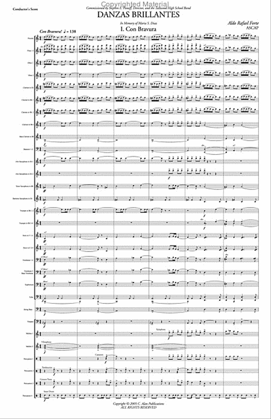 Danzas Brillantes Danzas Brillantes Concert Band scores gallery preview page 2