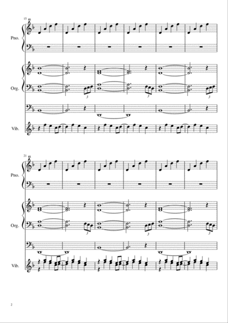 Hallowed Weiner Piano Solo scores gallery preview page 2