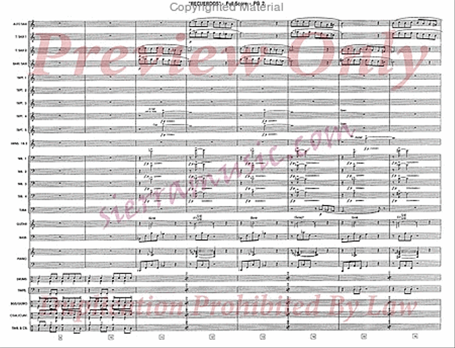 Recuerdos Recuerdos Jazz Ensemble scores gallery preview page 3