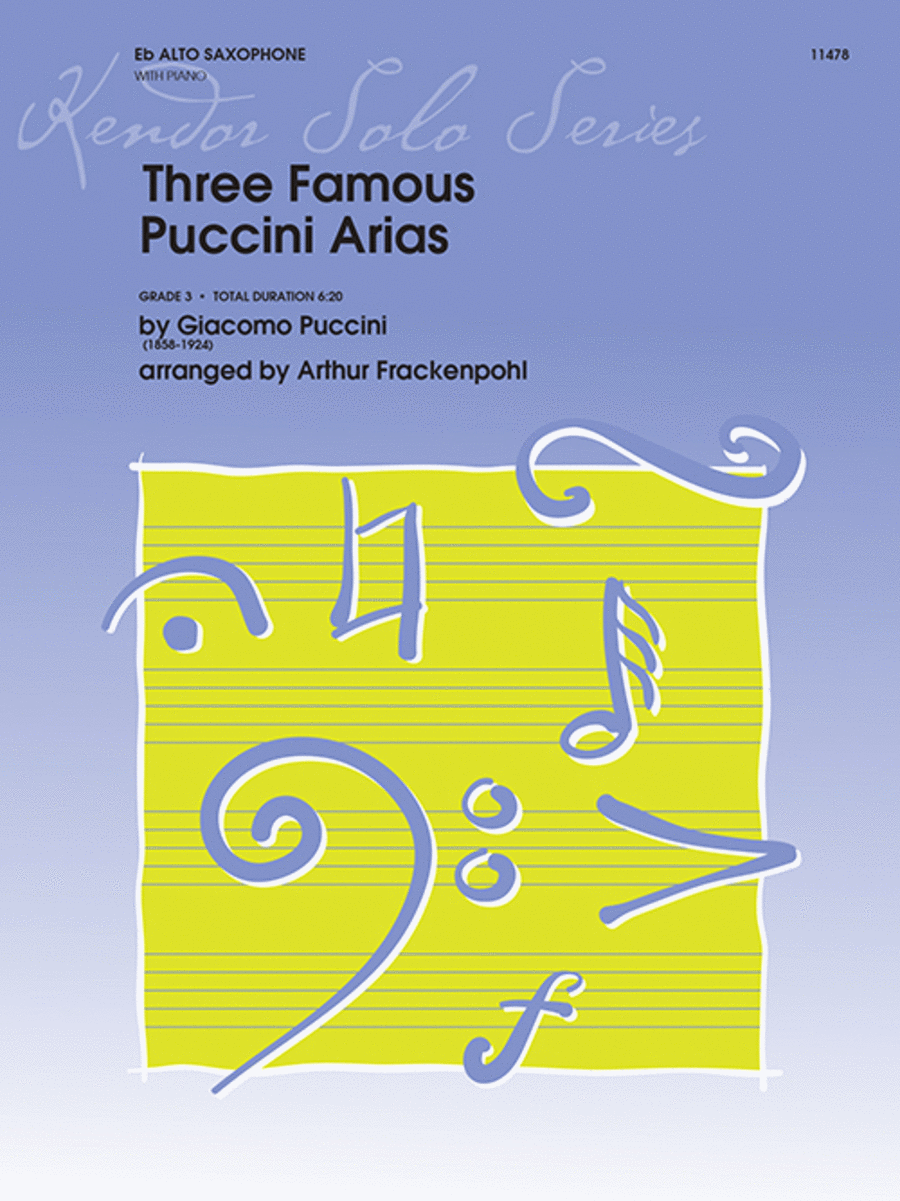 Three Famous Puccini Arias