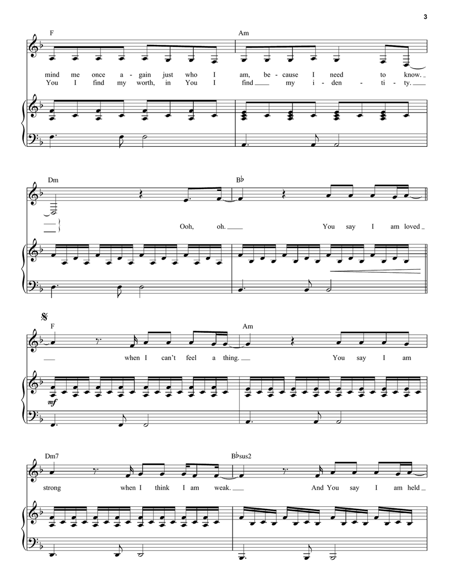 You Say Voice scores gallery preview page 3