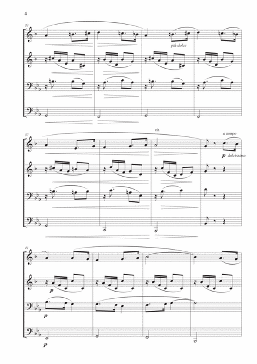 Romances Sans Paroles Op. 17, No. 3 for Brass Quartet image number null