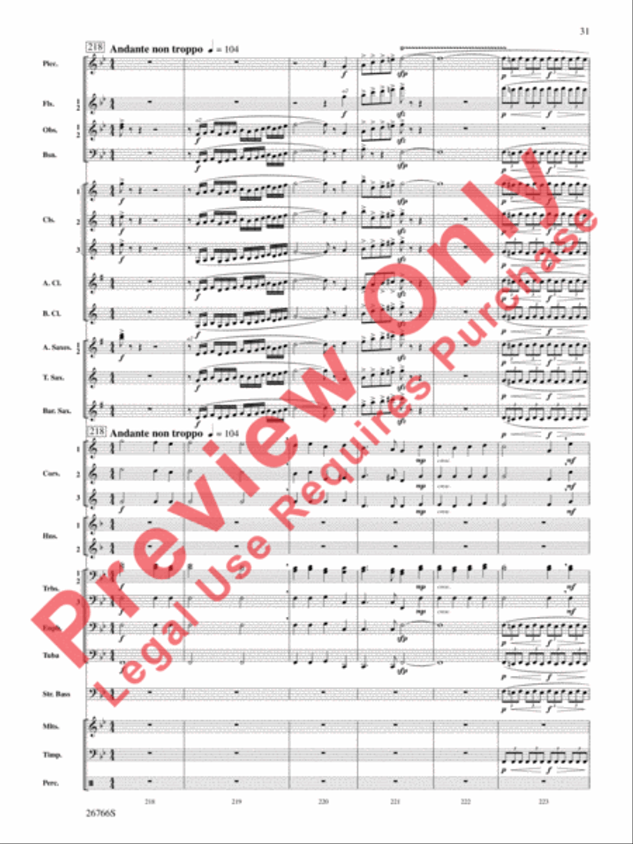 A Christmas Festival A Christmas Festival Concert Band scores gallery preview page 32