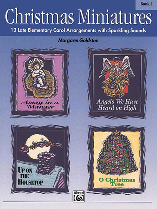 Book cover for Christmas Miniatures, Book 1