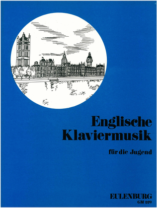 Book cover for English piano music for the youth