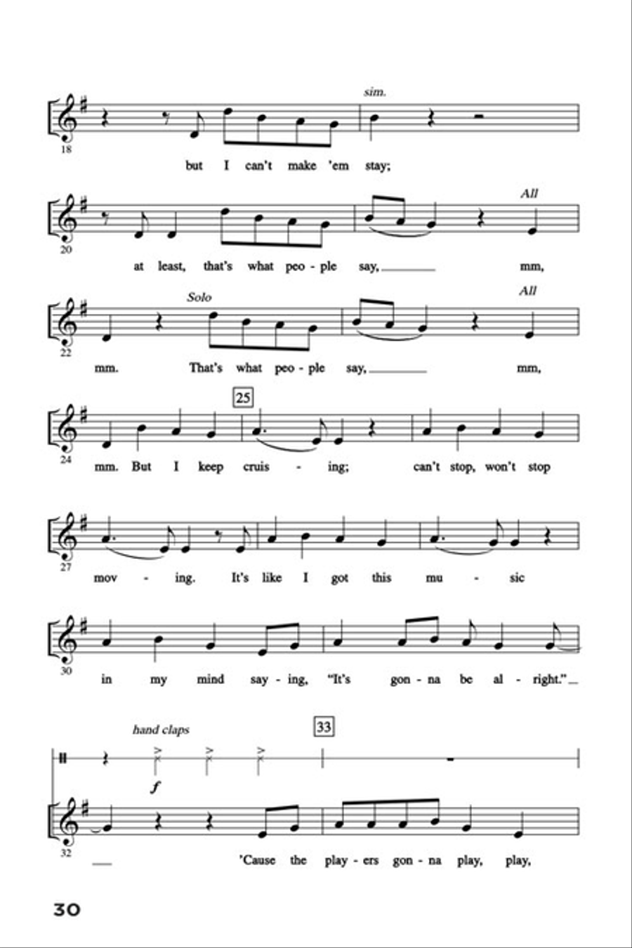 Let's All Sing KIDZ BOP Choir scores gallery preview page 7