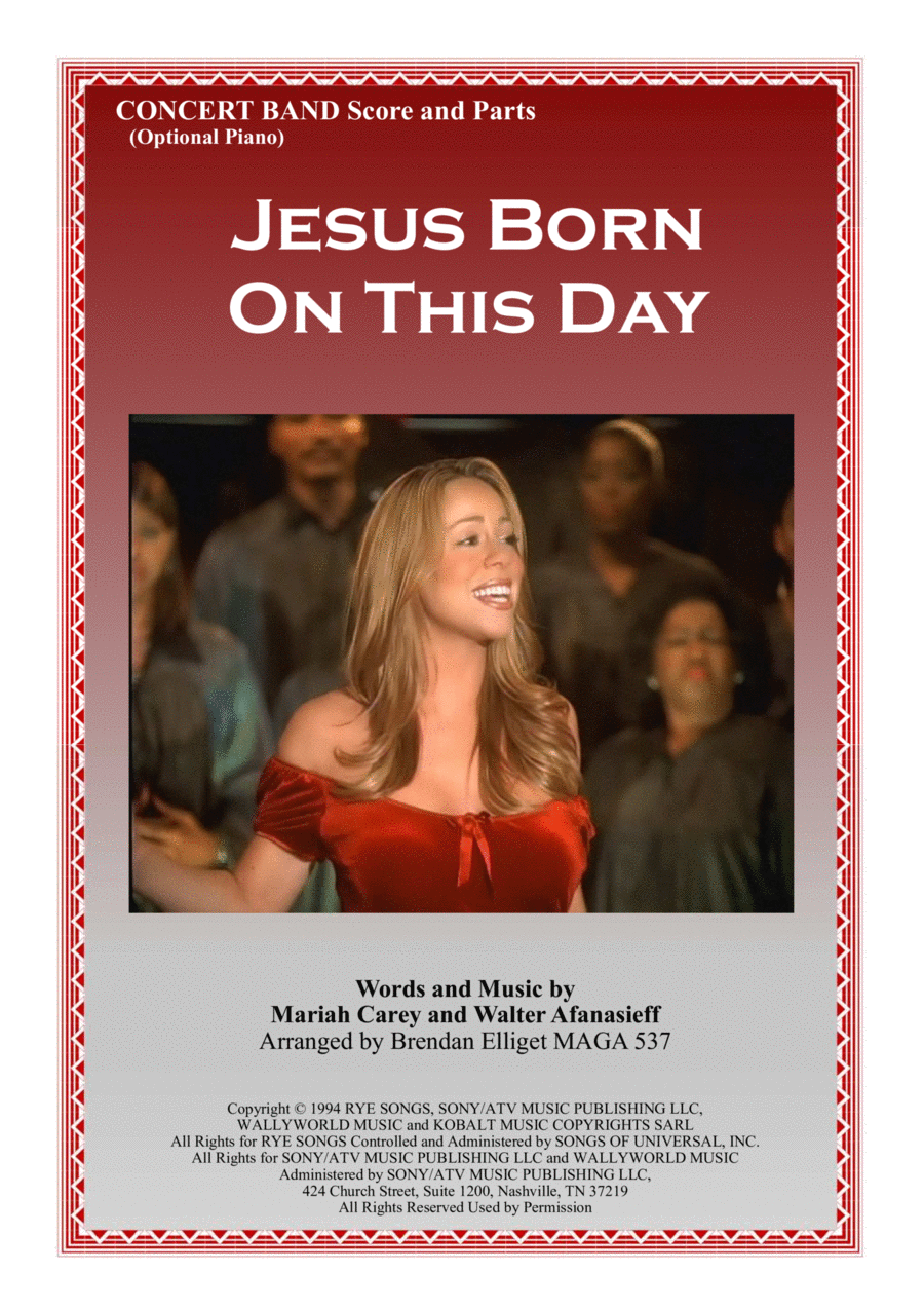 Jesus Born On This Day Concert Band scores gallery preview page 1
