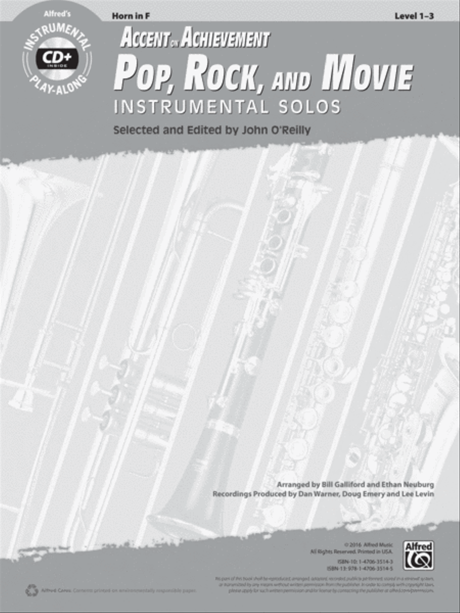 AOA Pop, Rock, and Movie Instrumental Solos Horn Solo scores gallery preview page 2