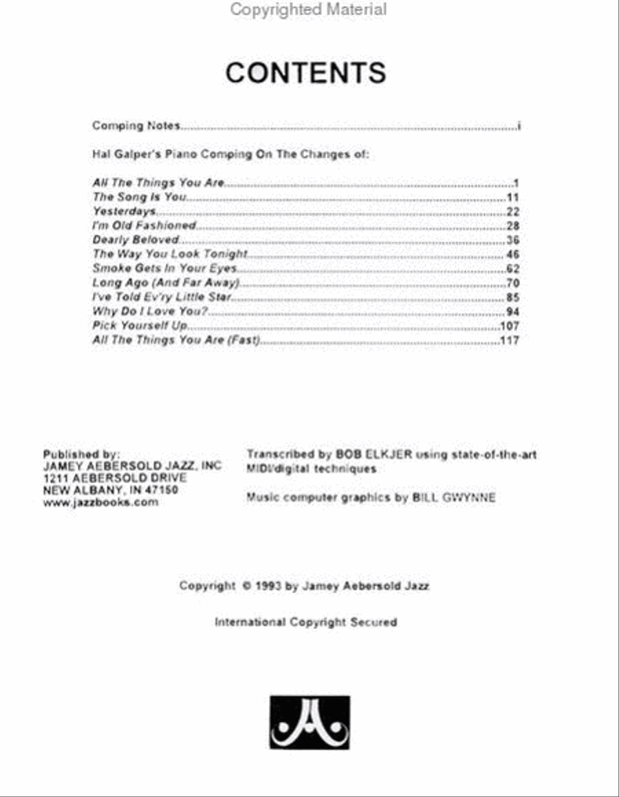 Jazz Piano Voicings - Volume 55 