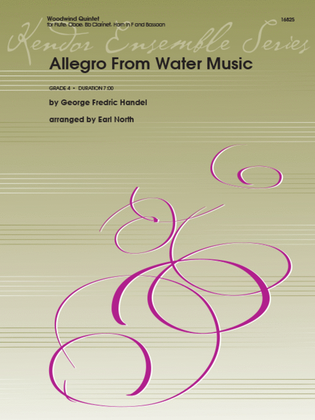 Book cover for Allegro From Water Music