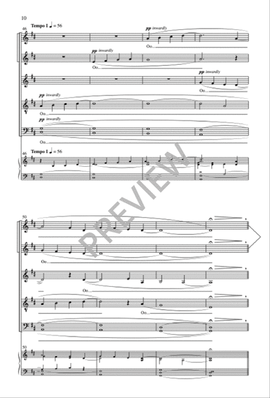 If I Must Go SSATBB scores gallery preview page 11
