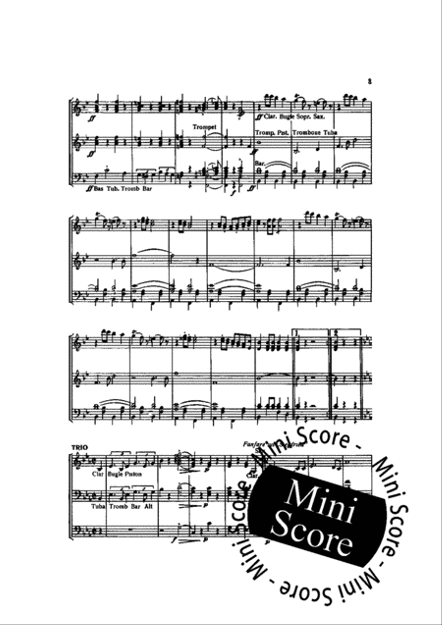 Nibelungen Fanfare Band scores gallery preview page 5