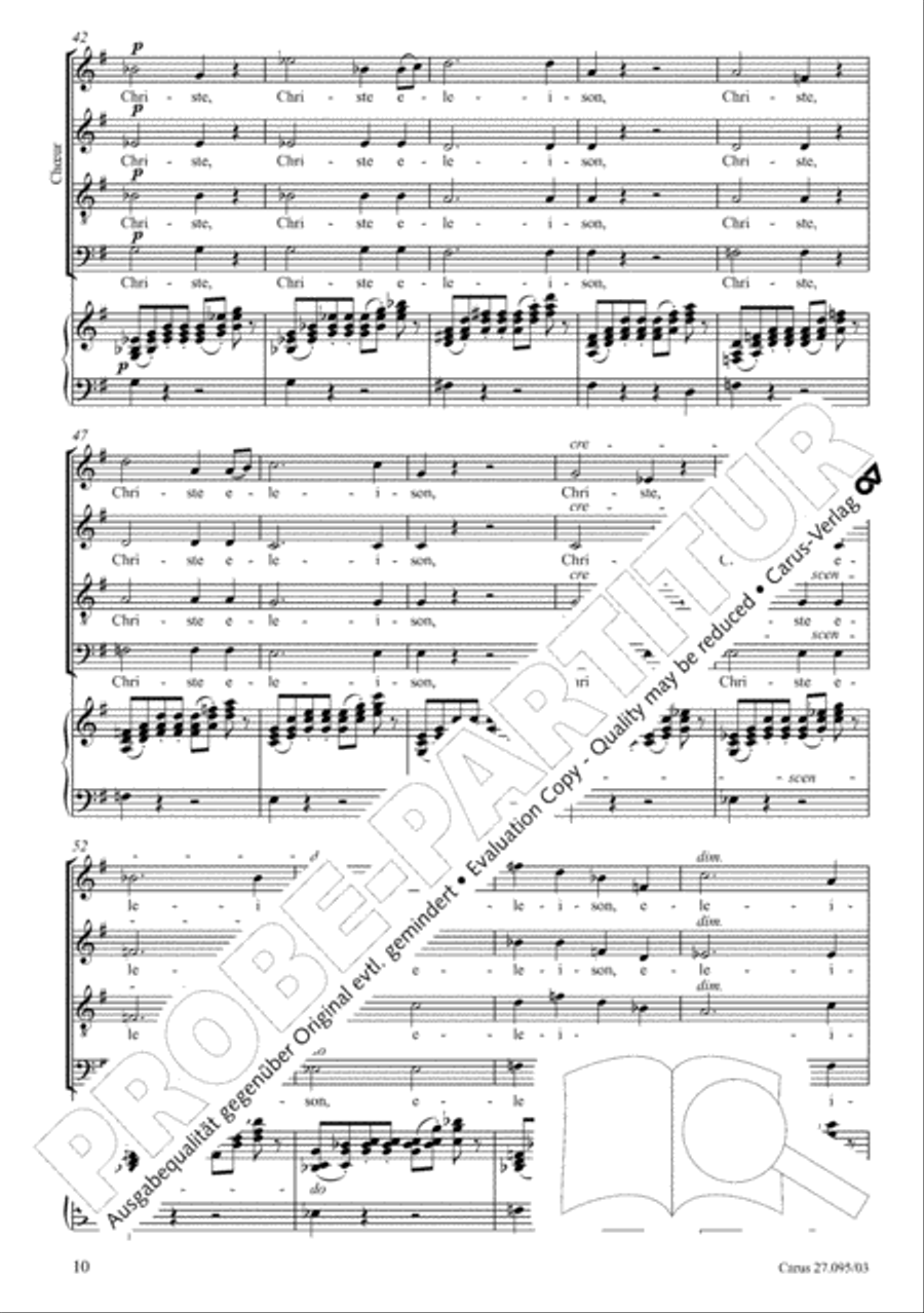 Messe solennelle de sainte Cecile STB scores gallery preview page 11