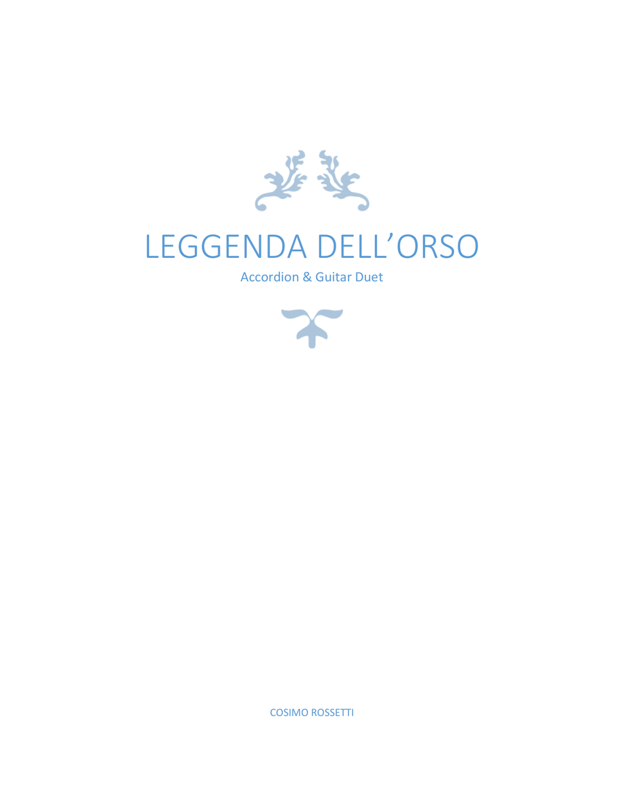 LEGGENDA DELL’ORSO Acoustic Guitar scores gallery preview page 3