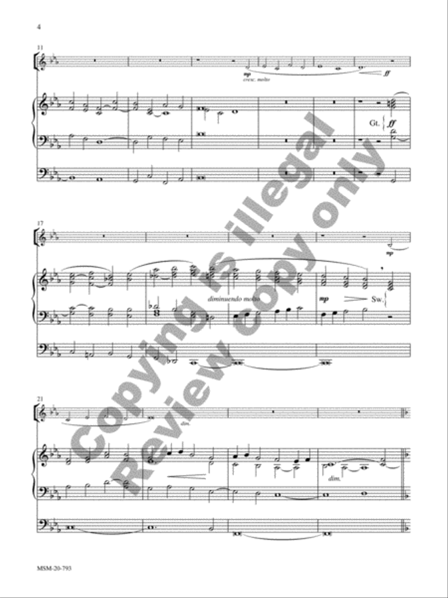O God, Our Help in Ages Past Horn scores gallery preview page 3