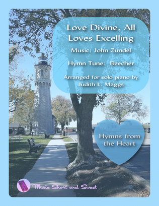 Book cover for Love Divine, All Loves Excelling for solo piano