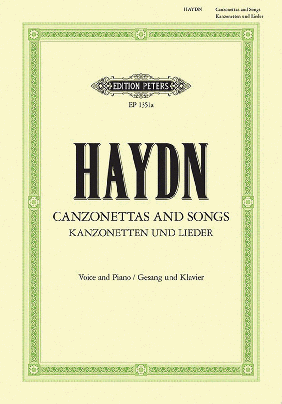 Franz Joseph Haydn: Canzonettas and Songs