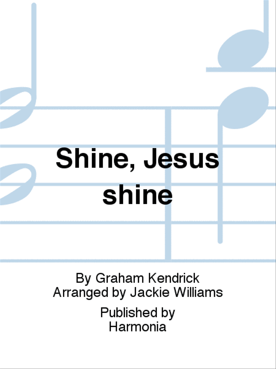 Shine, Jesus shine 4-Part scores gallery preview page 1