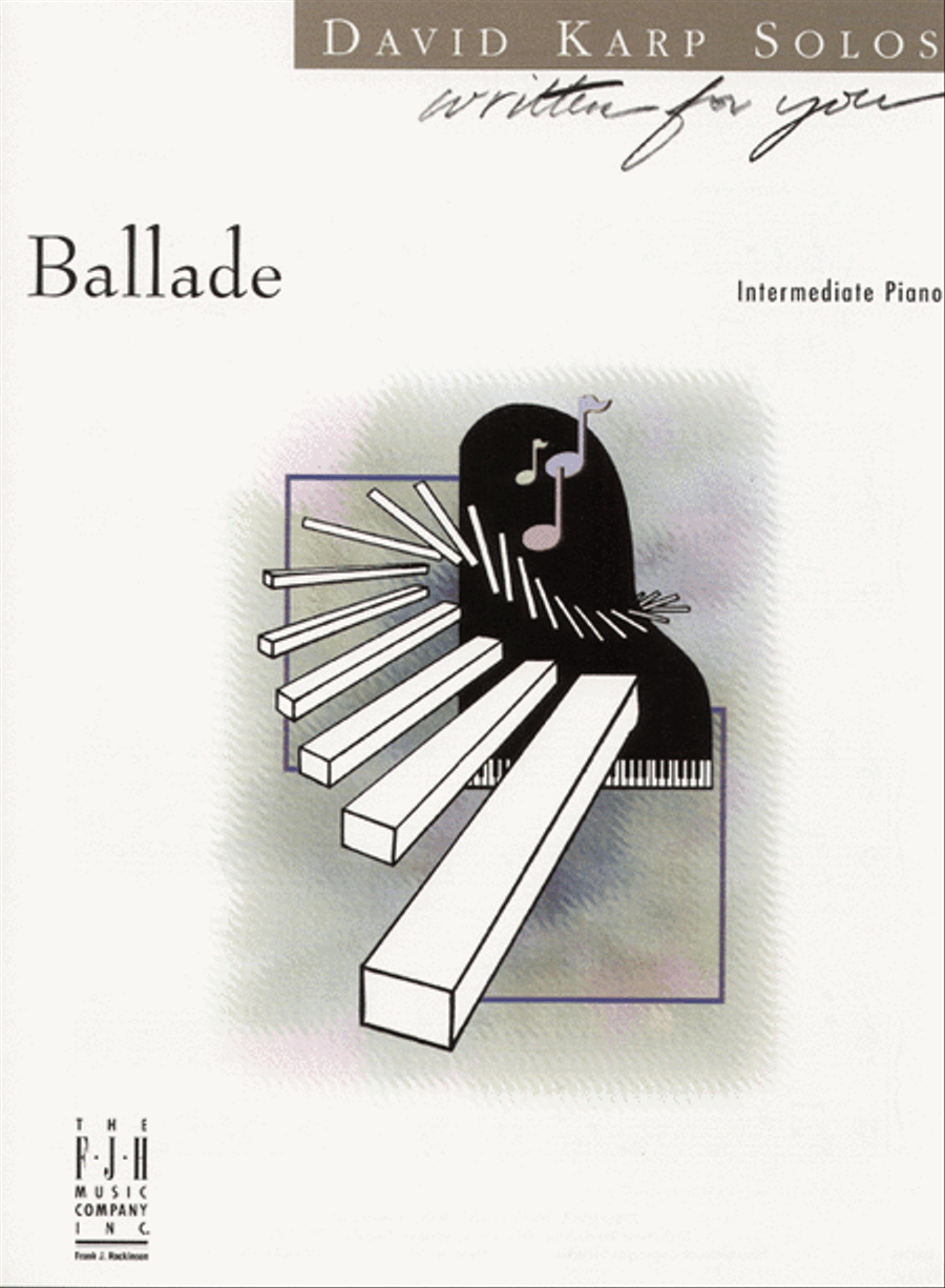 Ballade Piano Solo scores gallery preview page 2