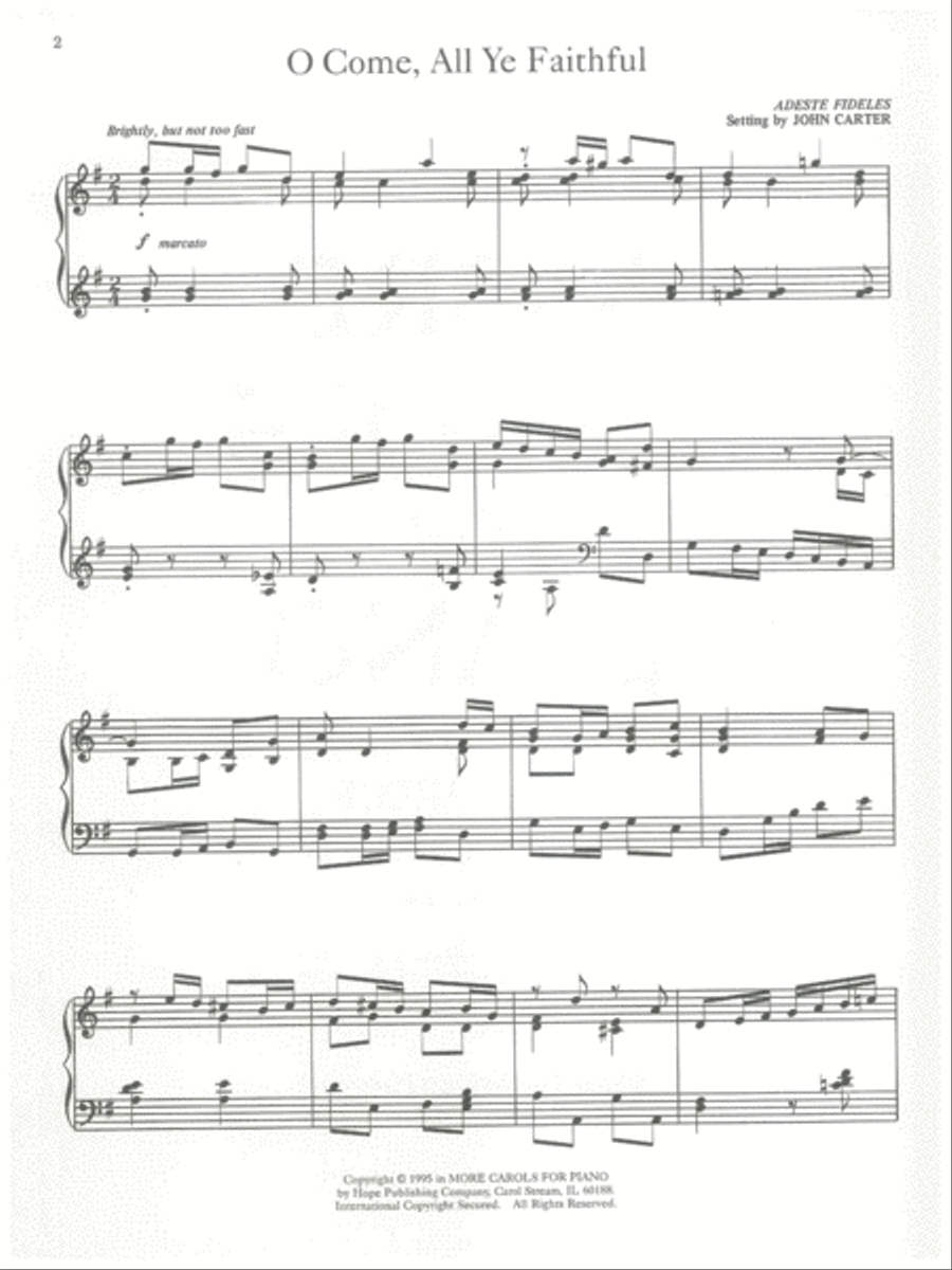 More Carols for Piano More Carols for Piano Piano Solo scores gallery preview page 2
