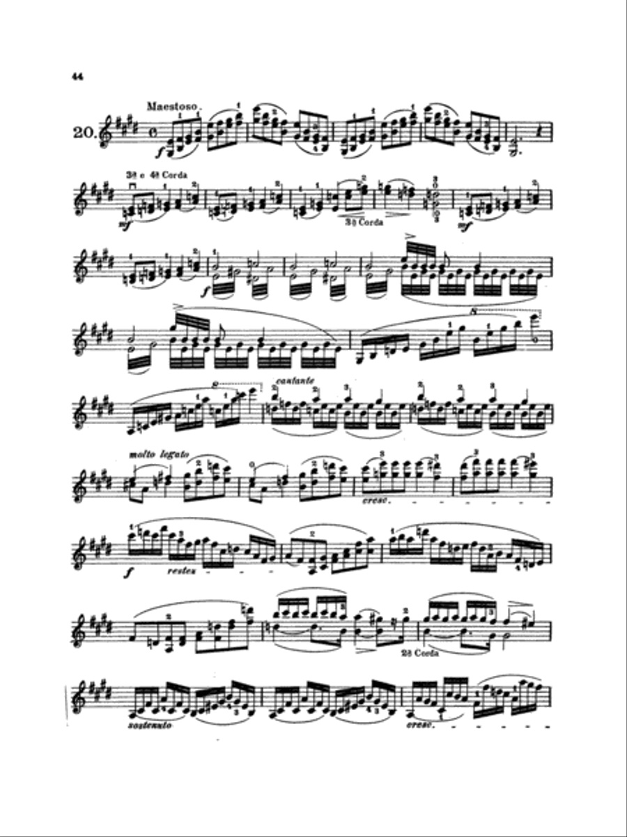 Book cover for Dancla: Twenty Brilliant and Characteristic Etudes, Op. 73