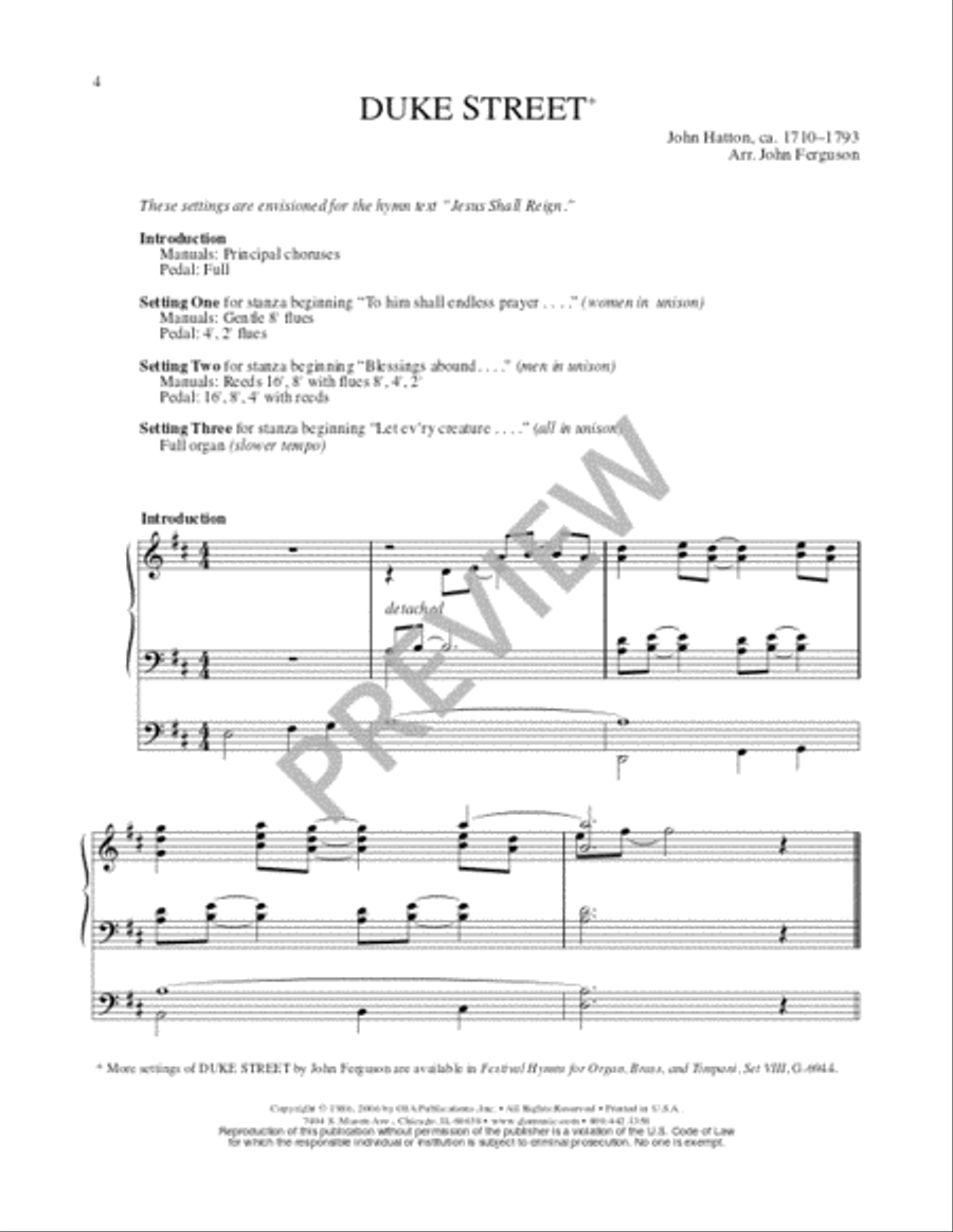 Hymn Harmonizations for Organ - Volume 3 Organ scores gallery preview page 7