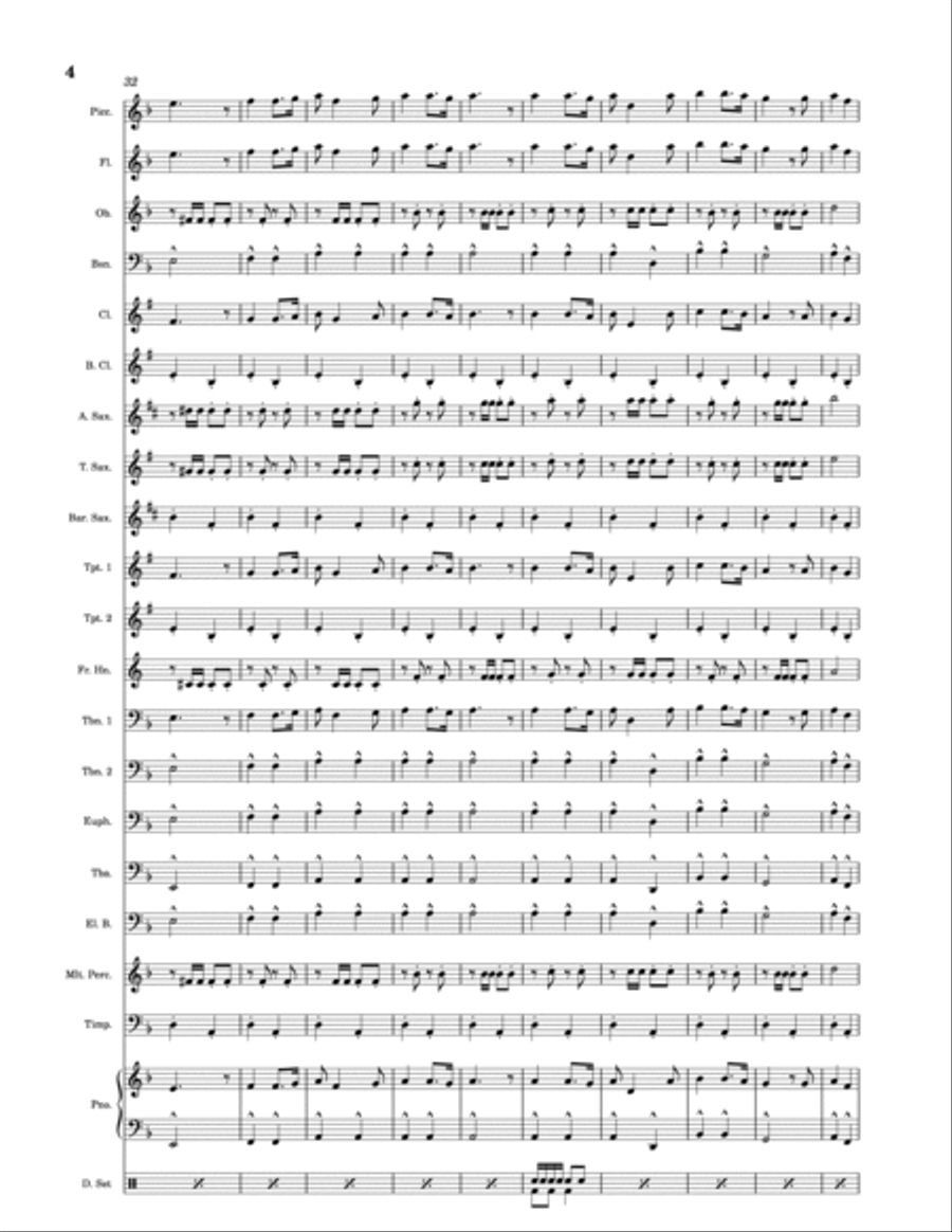 Soviet March Soviet March Concert Band scores gallery preview page 4
