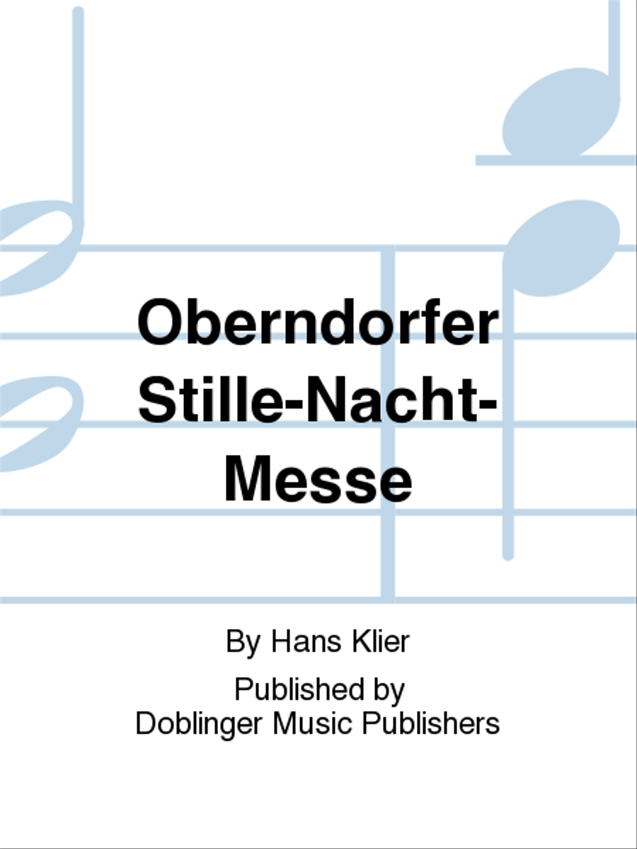 Oberndorfer Stille-Nacht-Messe Choir scores gallery preview page 1