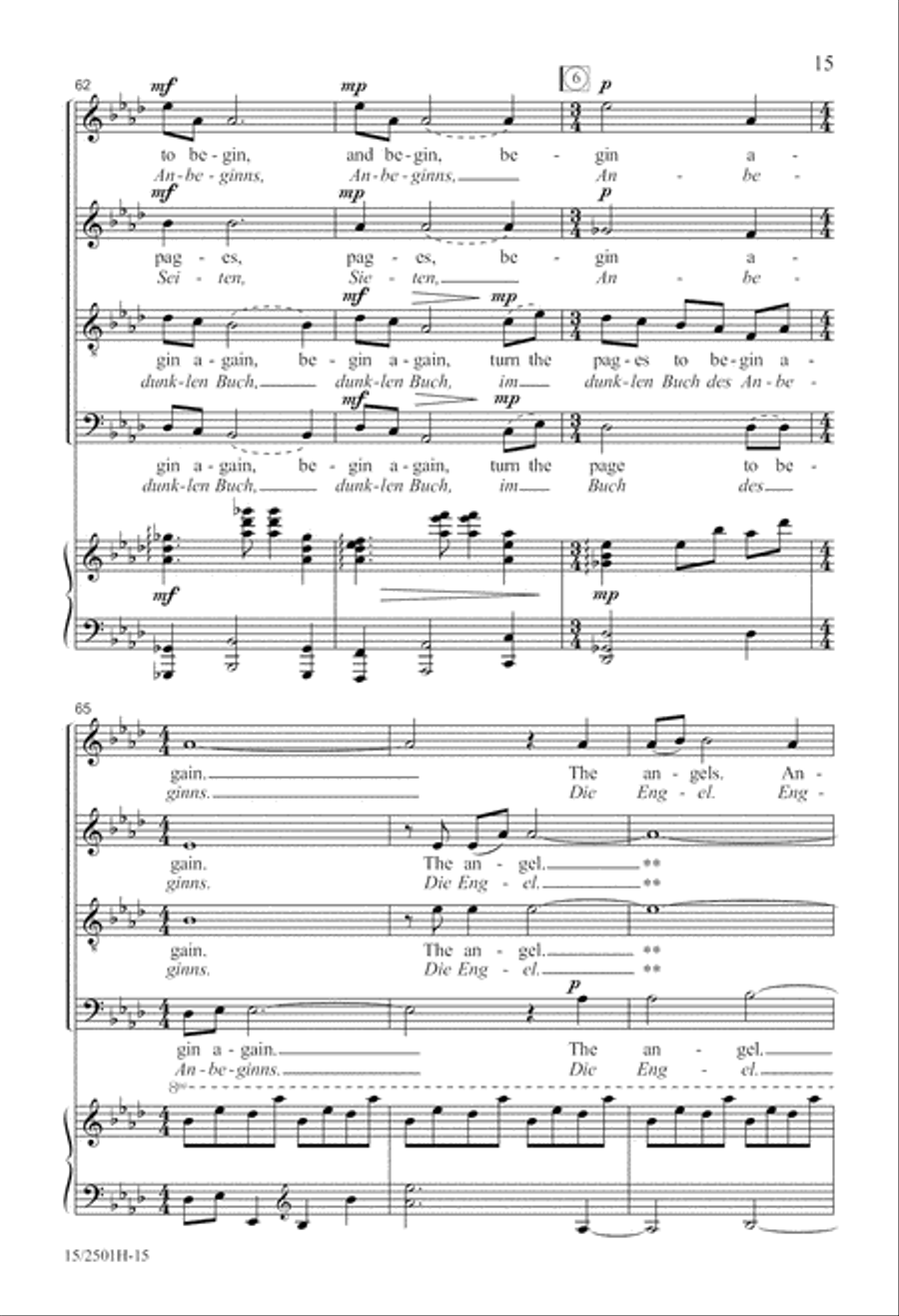 The Angels (Die Engel) The Angels (Die Engel) 4-Part scores gallery preview page 16