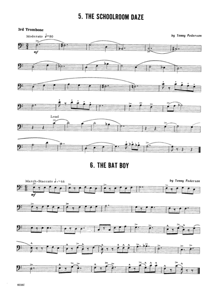 Ten Trios For Trombone - 3rd Trombone