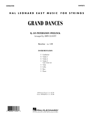 Grand Dances - Conductor Score (Full Score)
