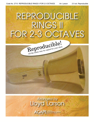 Book cover for Reproducible Rings for 2-3 Octaves, Vol. 2-Digital Download