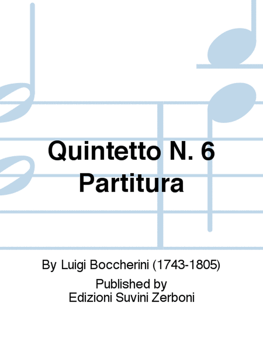 Quintetto N. 6 Partitura