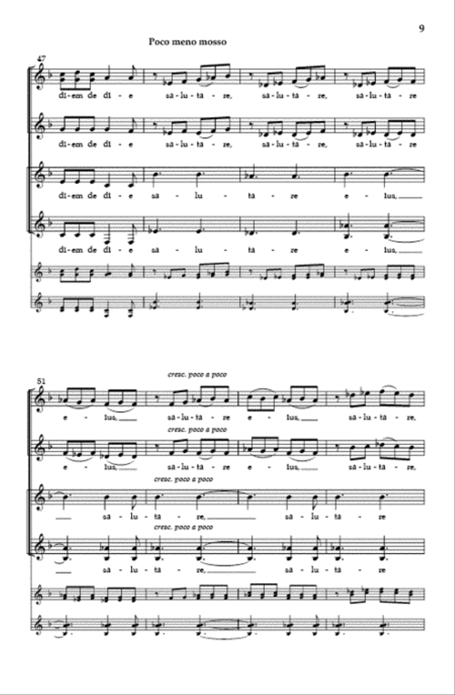 Cantate Domino (SSAA) SSAA scores gallery preview page 8