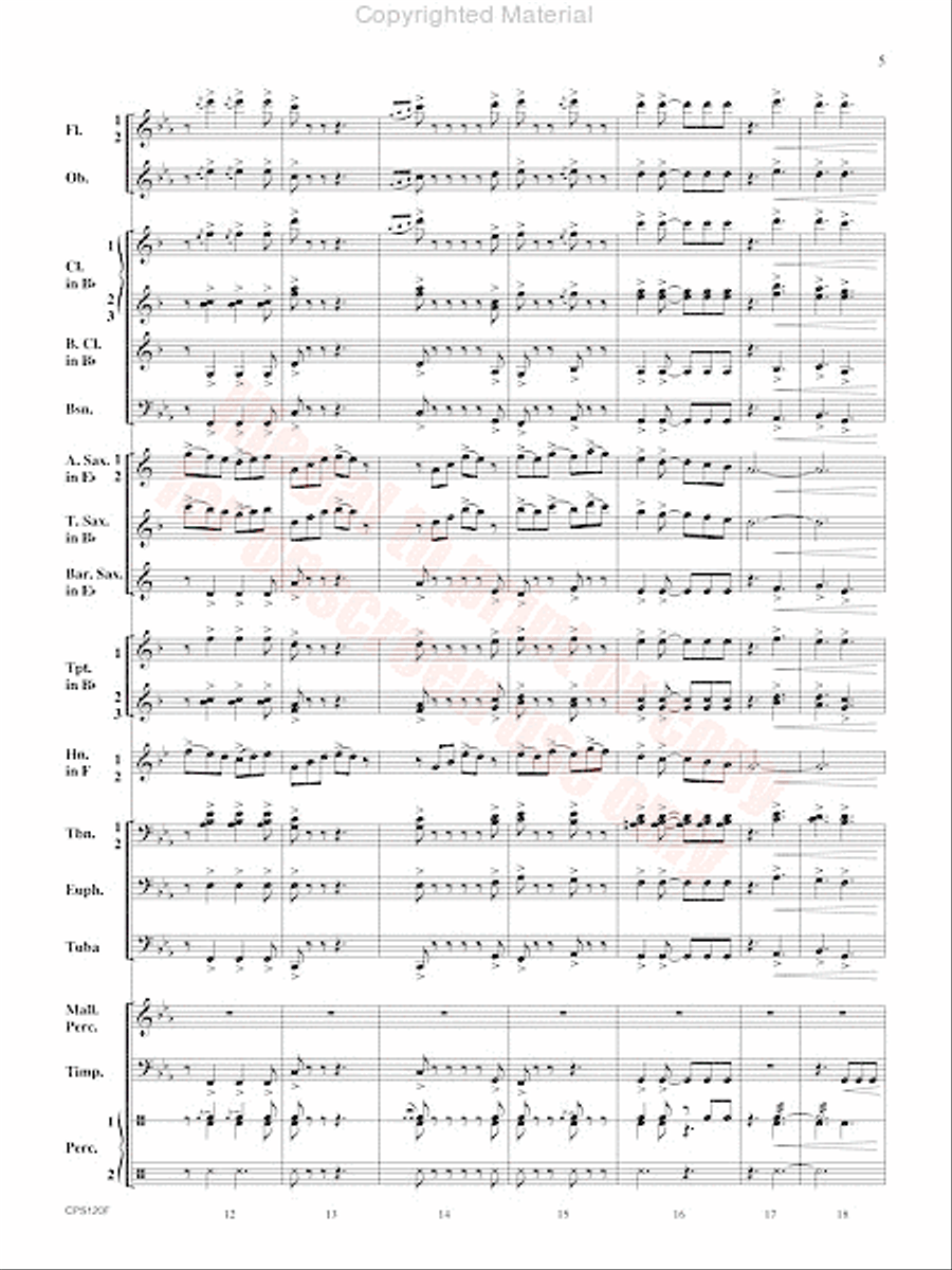 Instinct Concert Band scores gallery preview page 6