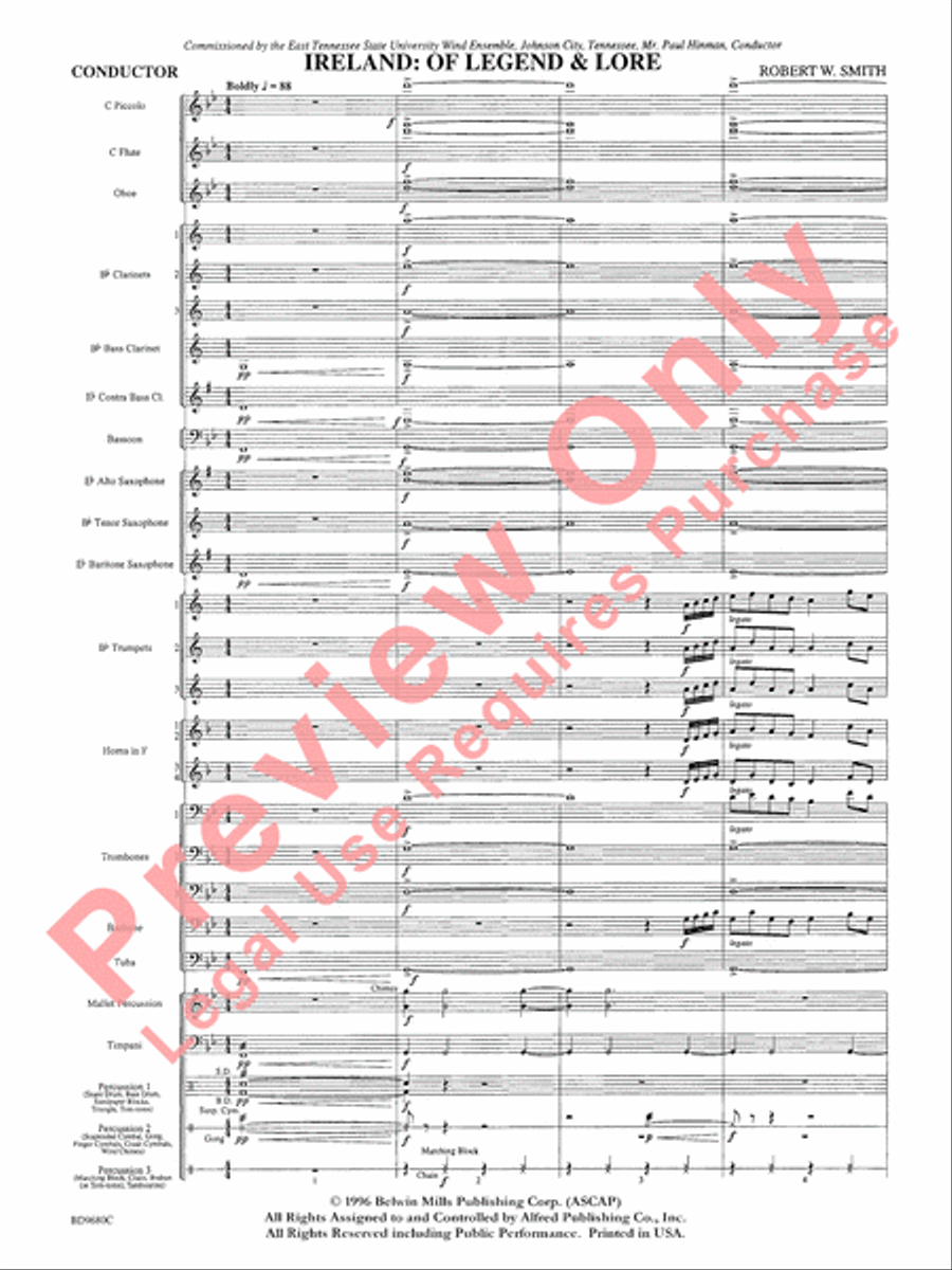 Ireland: Of Legend and Lore Concert Band scores gallery preview page 6