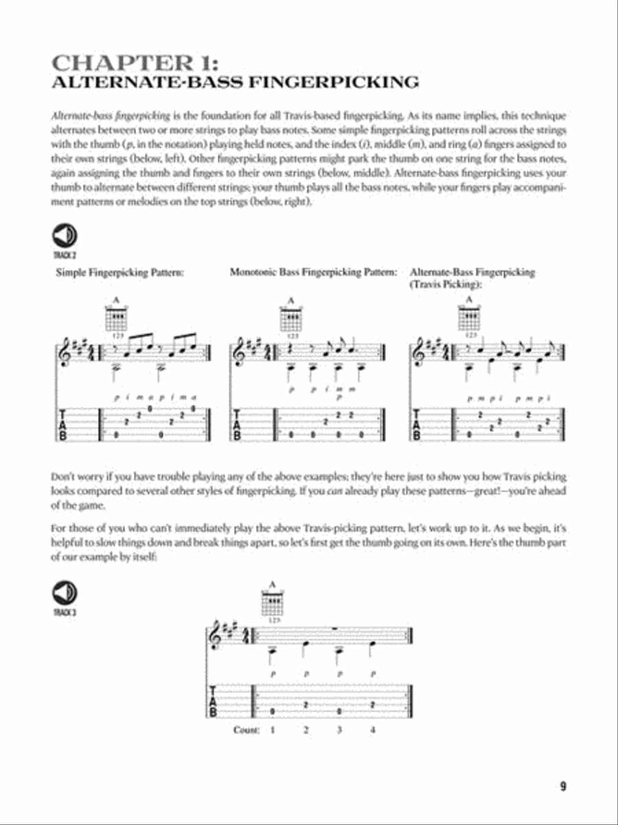 Travis Picking Electric Guitar scores gallery preview page 3