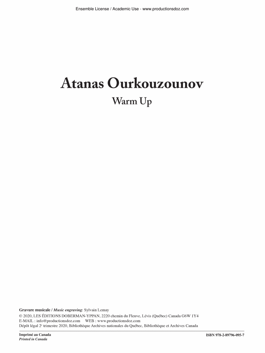 Warm up Classical Guitar scores gallery preview page 1