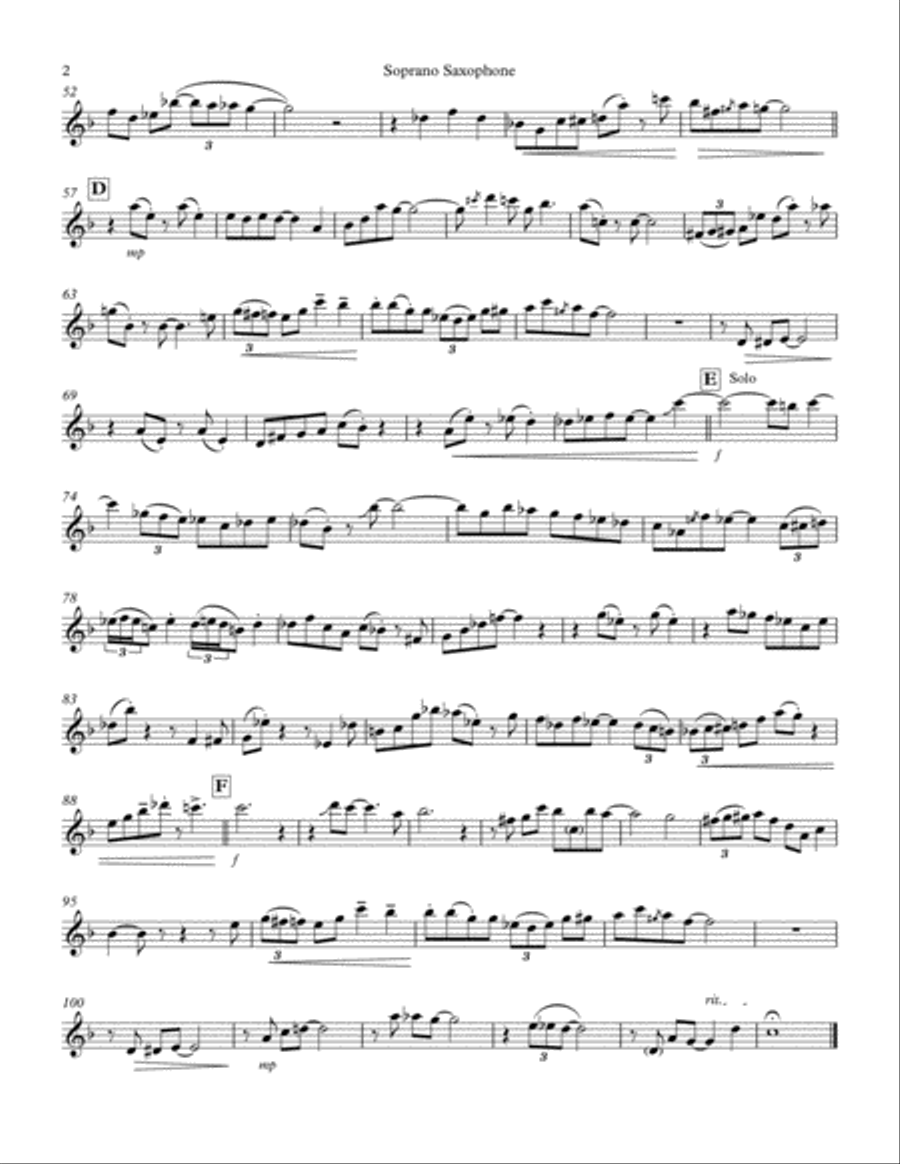 The Way You Look Tonight Soprano Saxophone scores gallery preview page 6