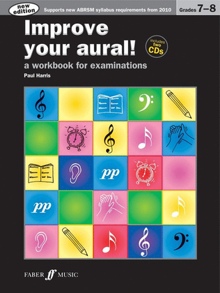 Book cover for Improve Your Aural! Grade 7-8 Book/CD