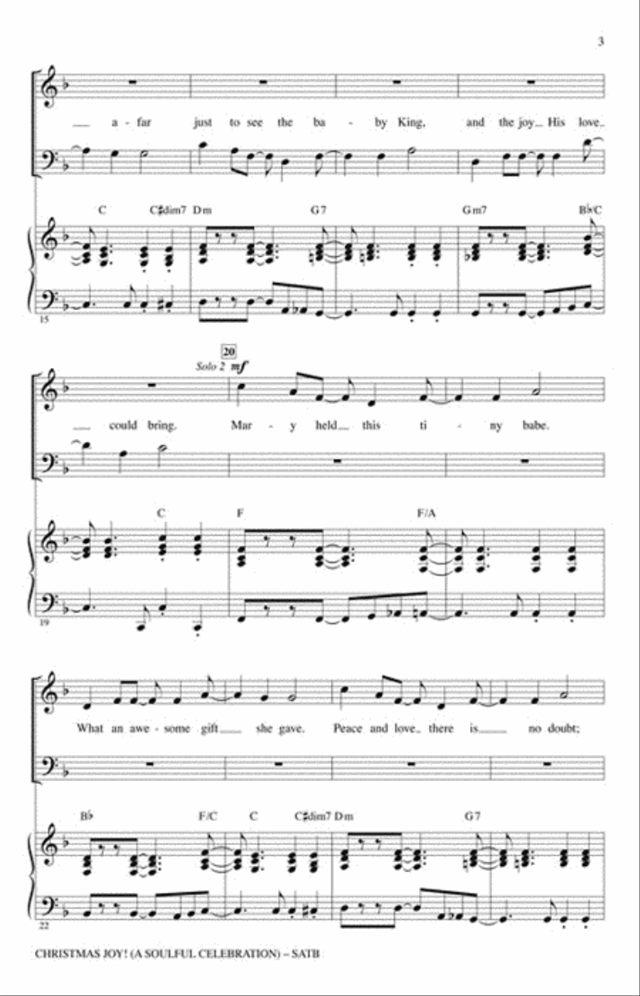 Christmas Joy! Choir scores gallery preview page 3