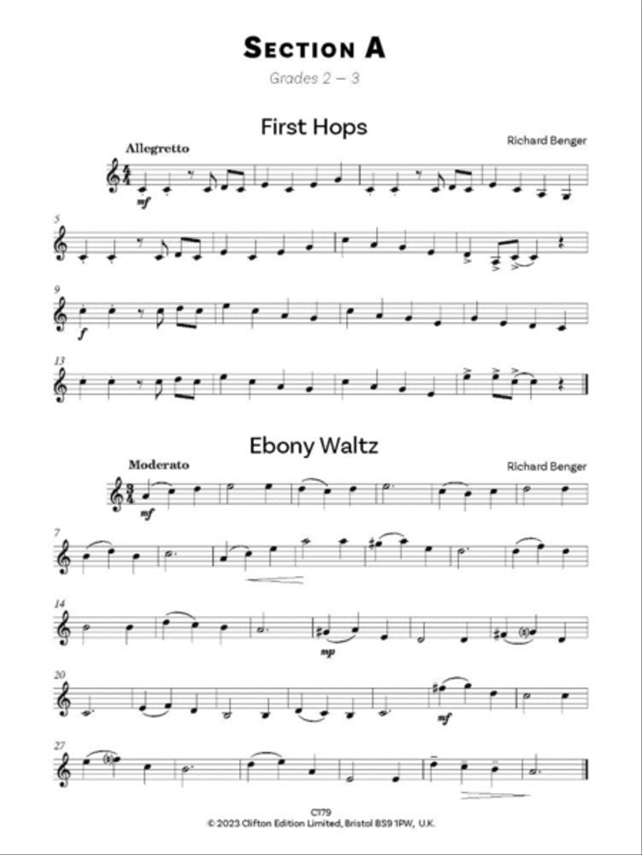 Thirty Tuneful Studies Clarinet Solo scores gallery preview page 2