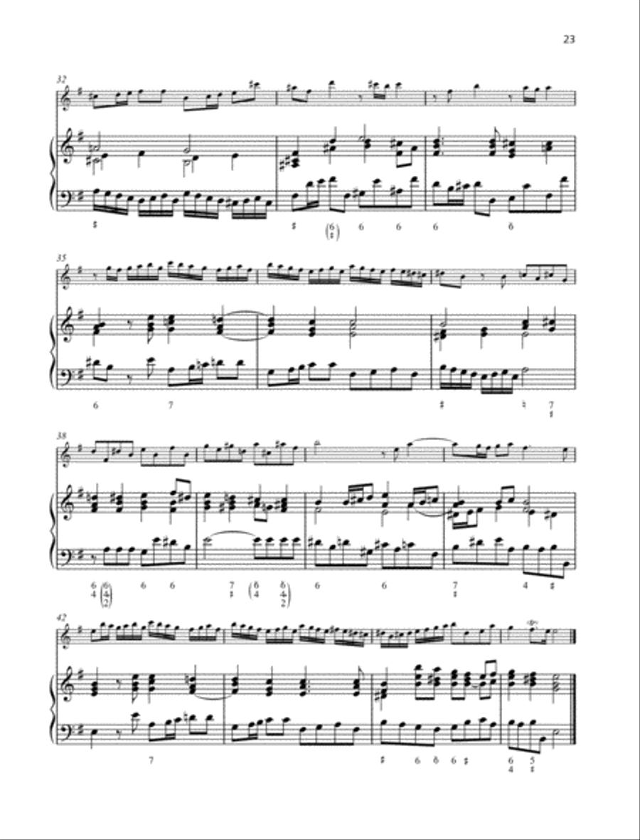 Sonata E minor Flute Solo scores gallery preview page 4
