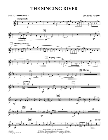 The Singing River - Eb Alto Saxophone 2